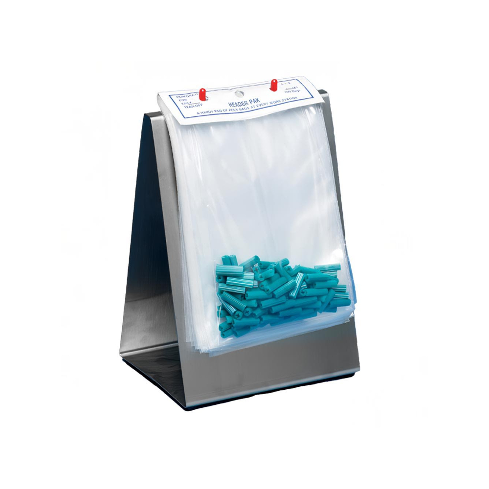 1.5-Mil Clear Polyethylene Wicketed Bags (9 in. x 12 in., 1000 Bags/CS)